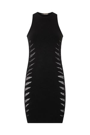 Dress With Perforated Zebra Motif ROBERTO CAVALLI | UKT166MA001.05051